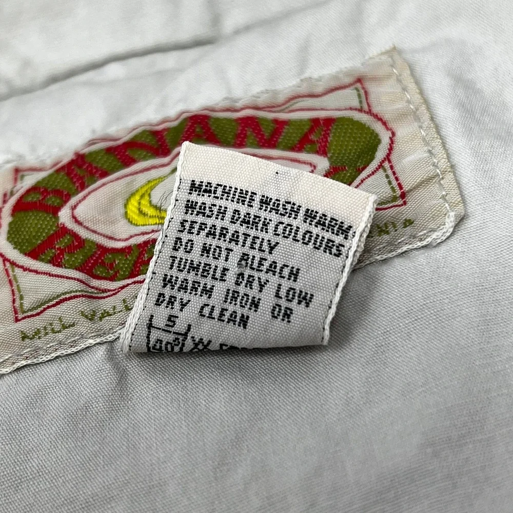 Vintage Banana Republic Safari Utility Vest Packable Hood Khaki‎ Mens Medium